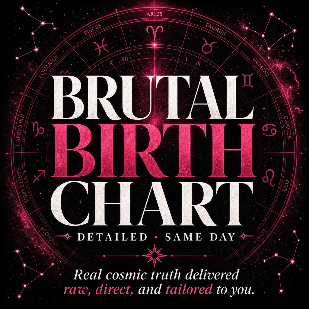 Brutal Birth Chart Reading